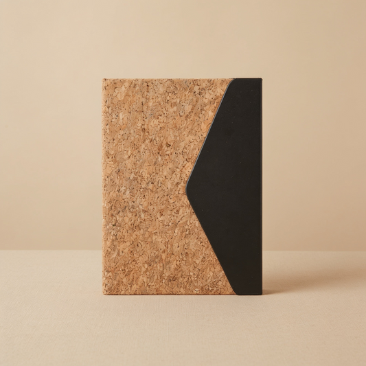#M378 Eco Cork Cover Notebook - Gaia Gifts Co