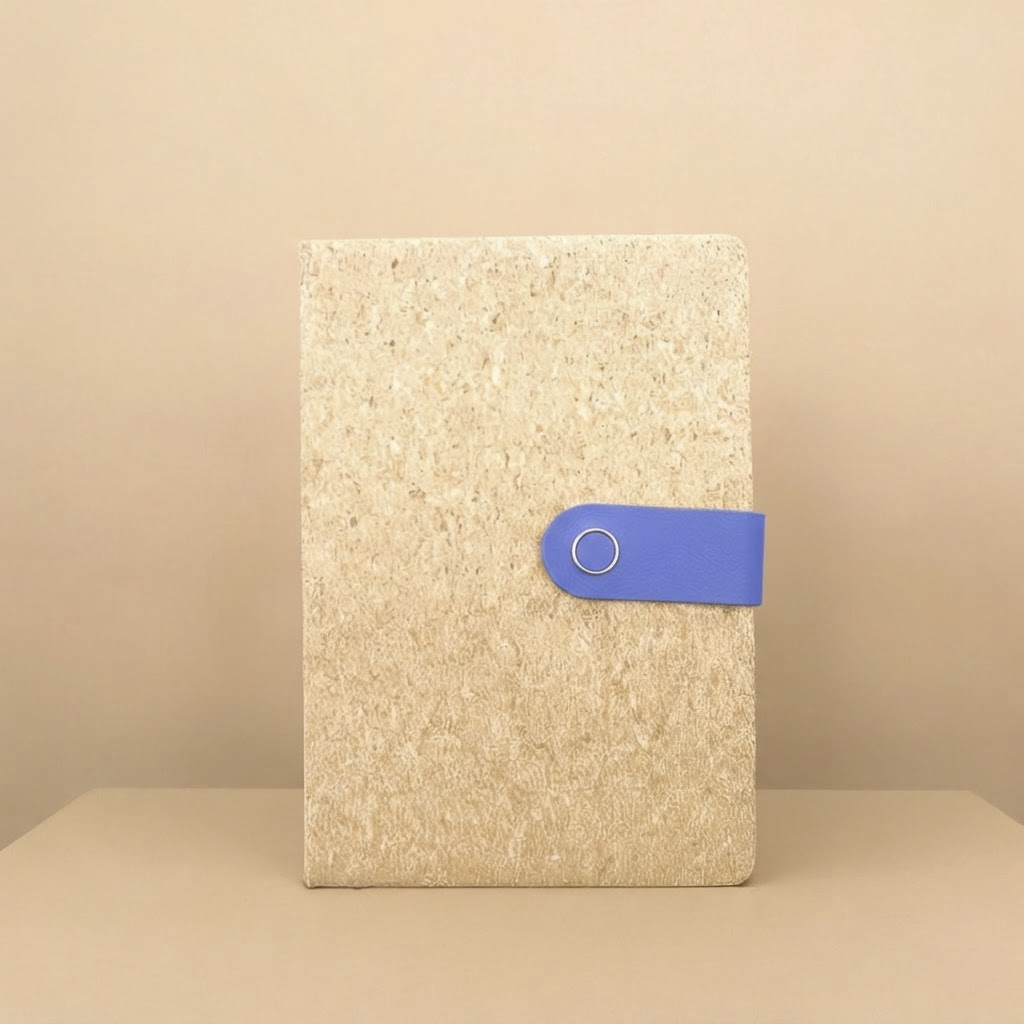 #M679 Eco Cork Cover Notebook
