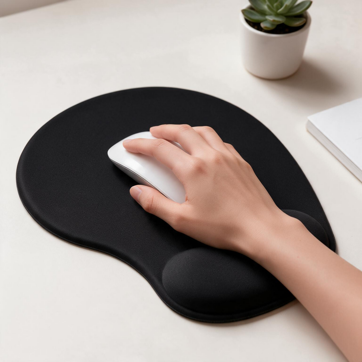 #G7 Mouse Pad with Cushioned Wrist Rest