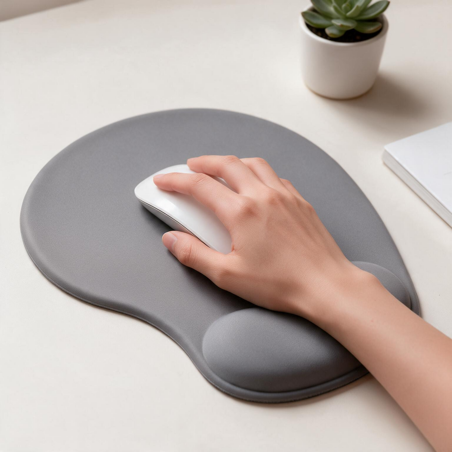 #G7 Mouse Pad with Cushioned Wrist Rest