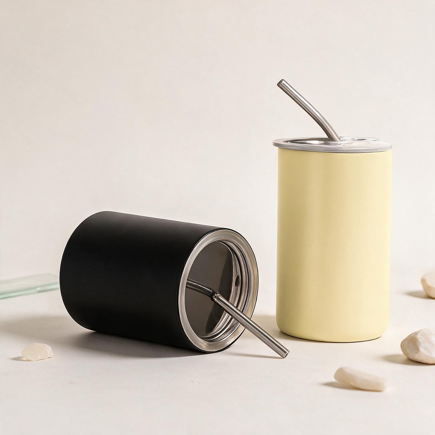 #G13 Stainless Steel Thermo Mug with Straw