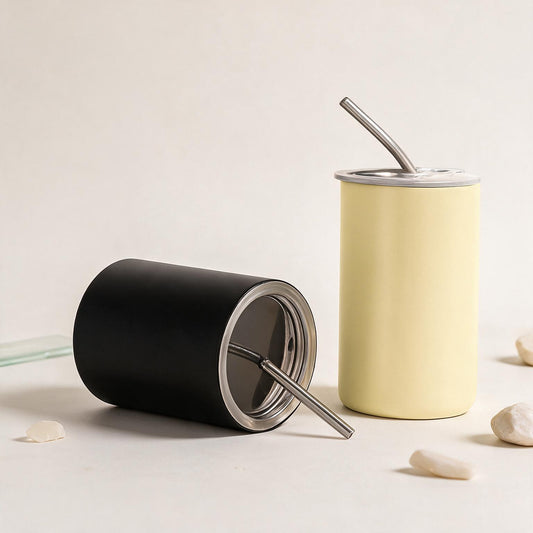 #G13 Stainless Steel Thermo Mug with Straw