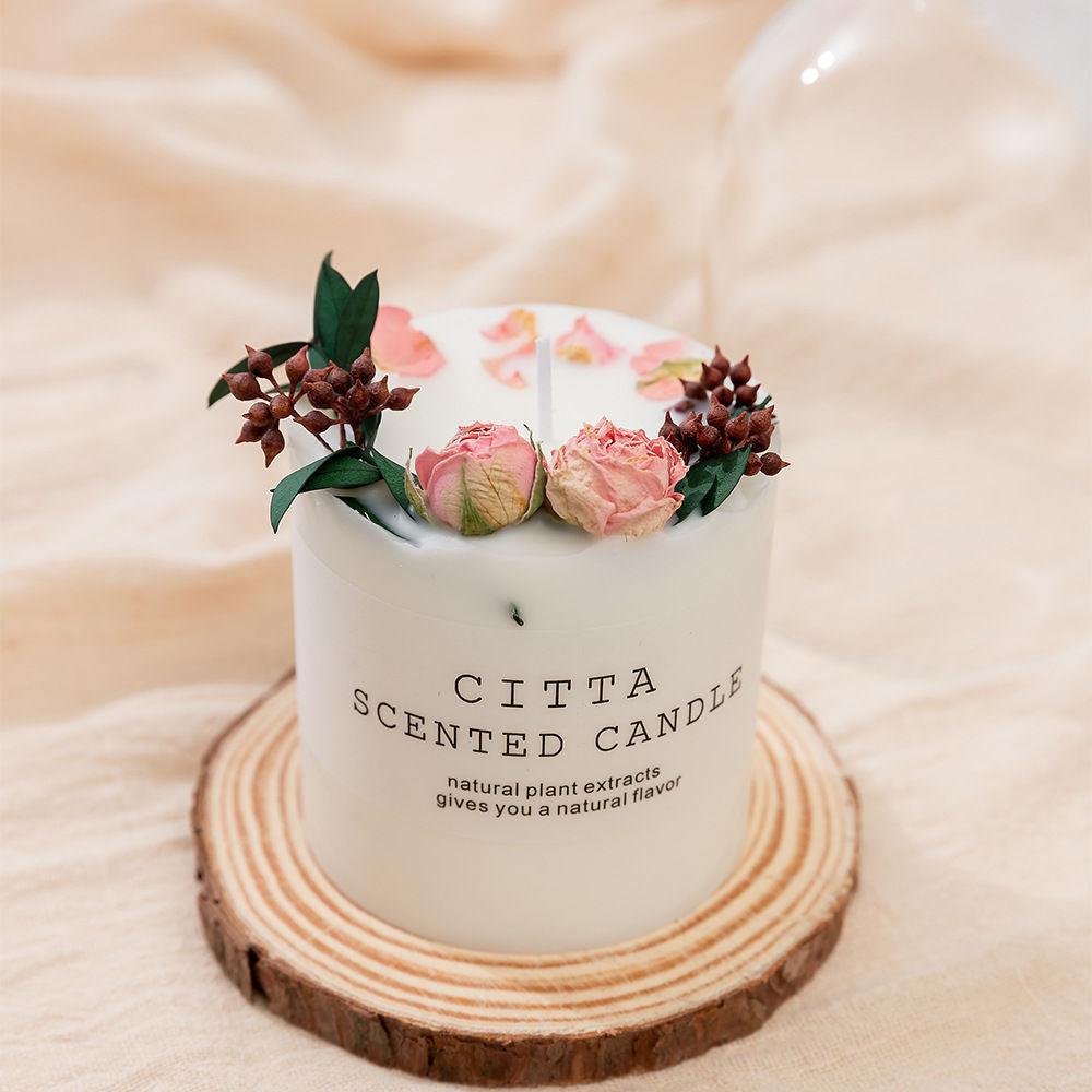 Floral Scented Candle - Gaia Gifts Co