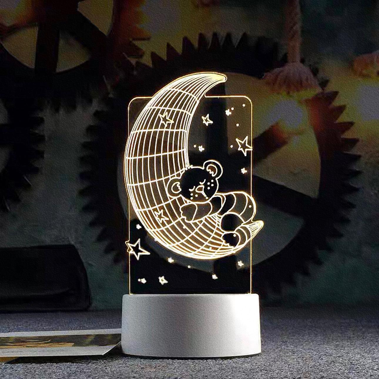 Midnight Radiance Night Light Stand - Gaia Gifts Co